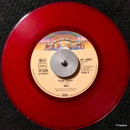 Kiss I Was Made For Lovin' You Vinyl 7" Single like new, rock