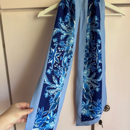 Kate London dress new, white and blue, size M