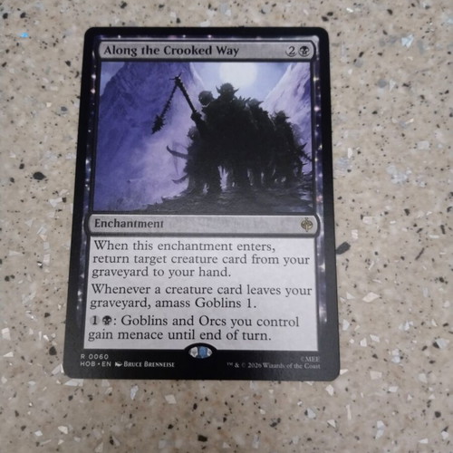 Magic the Gathering Along the Crooked Way card