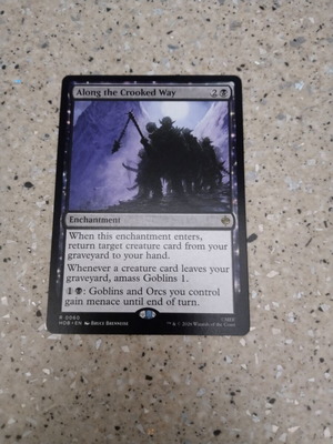 Magic the Gathering Along the Crooked Way card