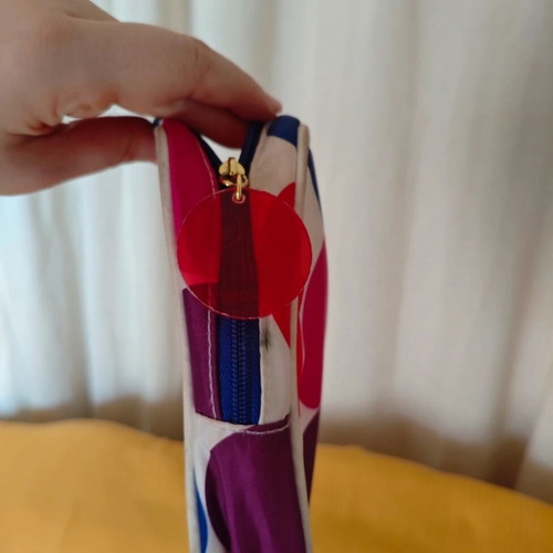 Estée Lauder Lisa Perry Polka Dot Cosmetic Bag new
