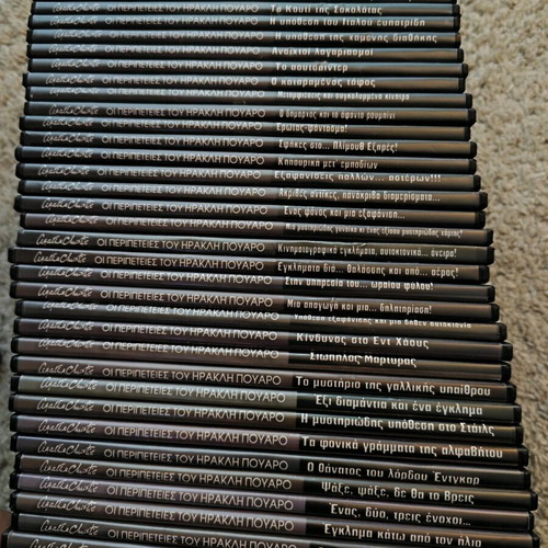 The Adventures of Hercule Poirot 36 DVDs like new, complete series