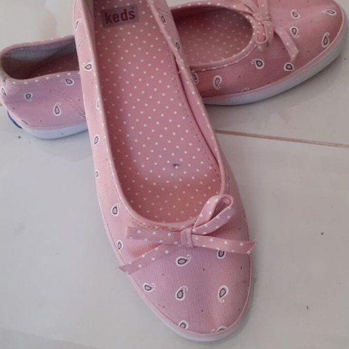 Pink ballerina shoes used, size 37.5, very good condition