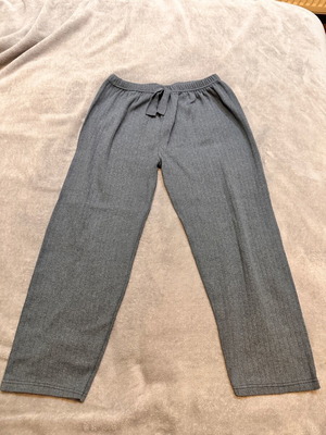 Grey Lounge Pants Like New Size XL With Elastic Waist And Drawstring