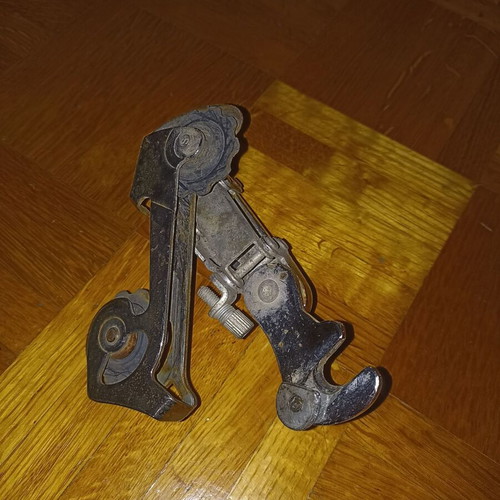 Bicycle derailleur silver used