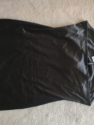 Strapless dress H&M new, black, shiny