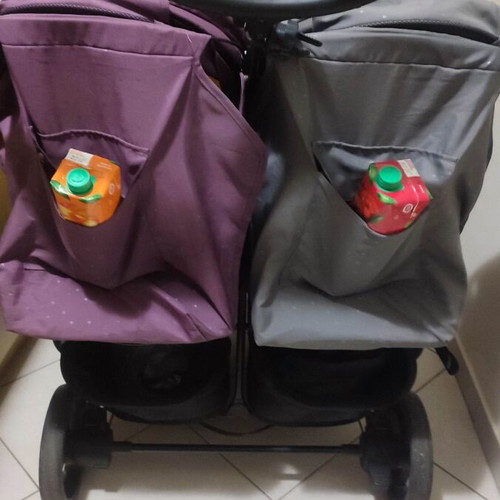 Chipolino twin stroller with accessories