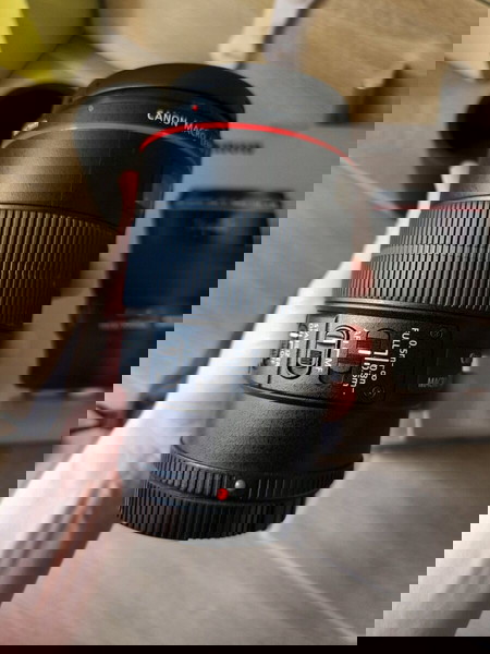 Canon Full Frame Φωτογραφικός Φακός 100mm f/2.8L IS USM Telephoto / Macro για Canon EF Mount Μαύρος