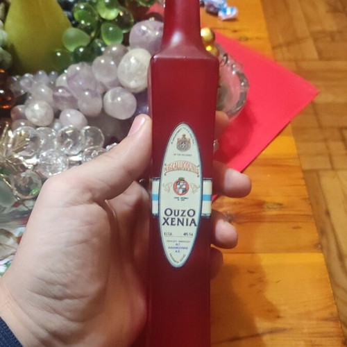 Ouzo Xenia new, sealed bottle from N.G. Kallicounis A.E. Kalamata