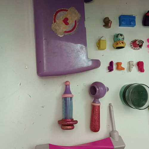 Toys for girl used, pack