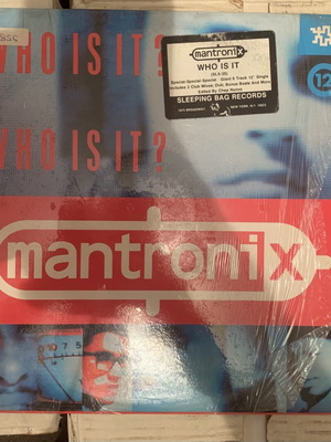 Mantronix Who Is It? 12" maxi single μεταχειρισμένο, ηλεκτρονικό