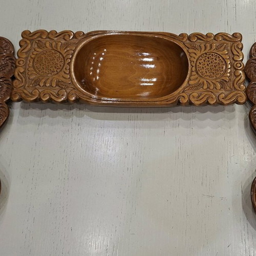 Wooden handmade spoon decoration set new