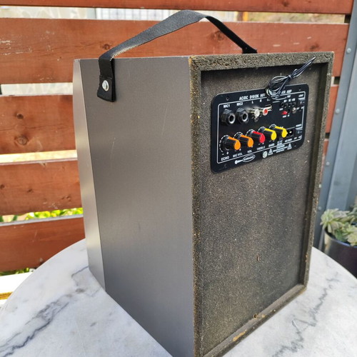 Karaoke speaker used with 2 microphones, Bluetooth, USB, SD, 60W