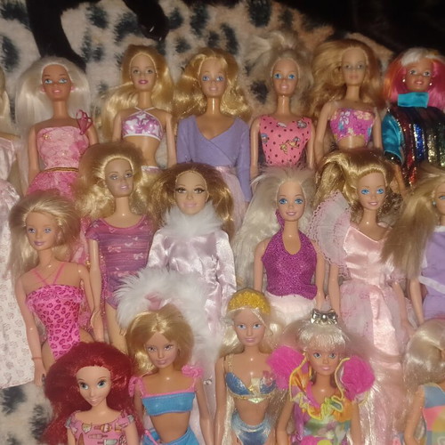 Barbies Sindys σετ 18 μεταχειρισμένων από 80s-90s