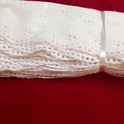 White lace new 12 meters by 10 centimeters width