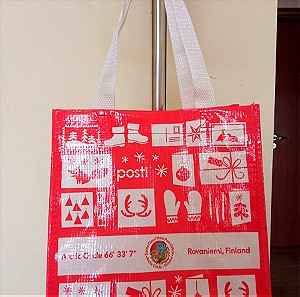 Χριστουγεννιάτικη Shopping Bag από το Ροβαμιέμι