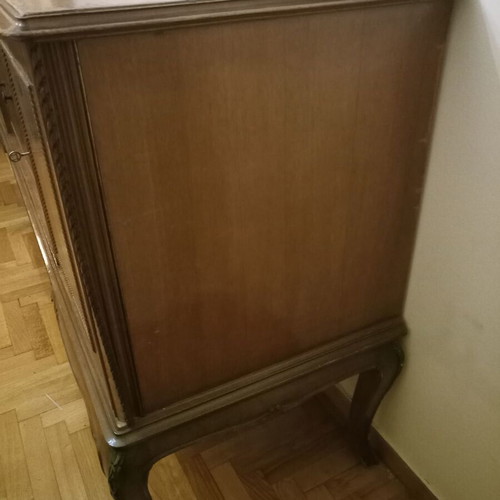 Marquetry buffet from the 1950s used, good condition