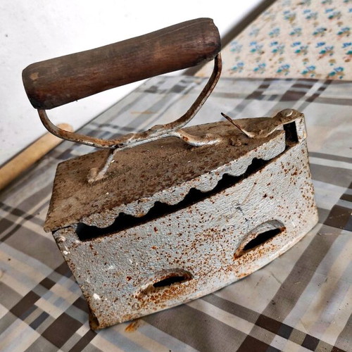 Antique iron used