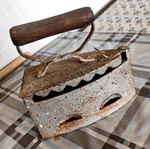 Antique iron used