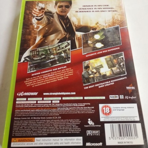 Stranglehold Xbox 360 game like new