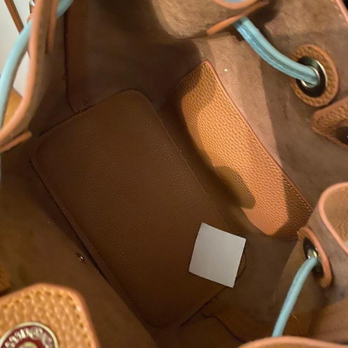 Axel medium crossbody bag used, white and brown