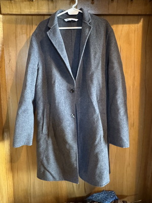 Zara Man Coat used, gray, size M