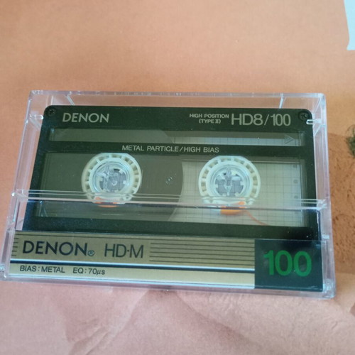 Denon HD8/100 Metal Cassette Tape used, Type IV metal bias