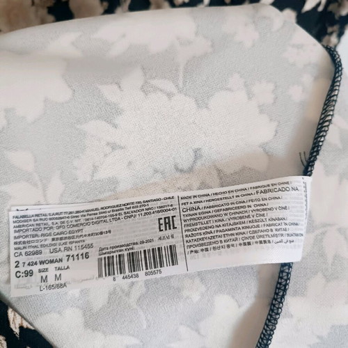 Mango dress medium like new, multicolored