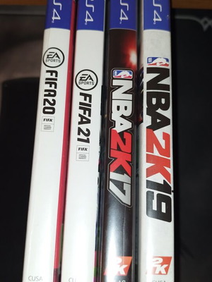 FIFA and NBA sports games bundle for PS4