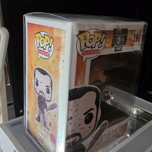 Funko Pop Negan The Walking Dead figure with protector