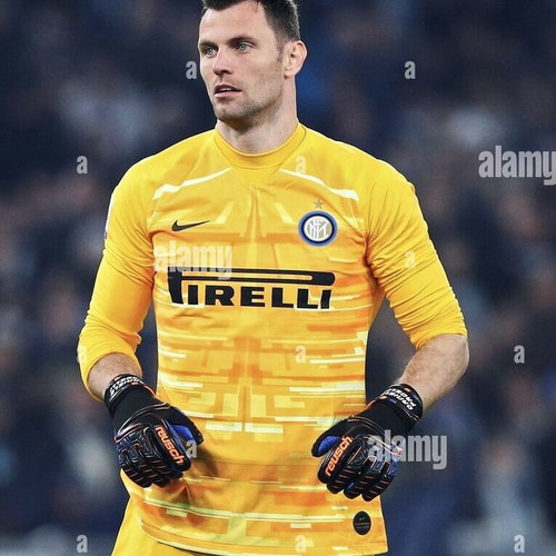 Inter Milan 2019-20 Goalkeeper Jersey Daniele Padelli Large like new