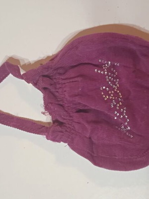 Velvet bag for large doll used