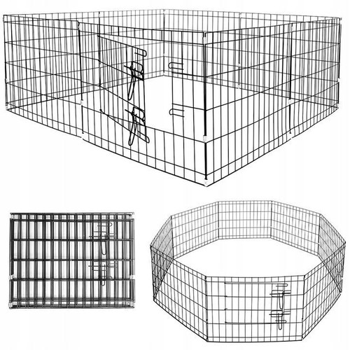 Metal playpen set of 8 pieces 61x61cm new