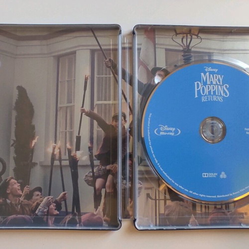 Mary Poppins Returns Blu-ray Steelbook like new without Greek subtitles