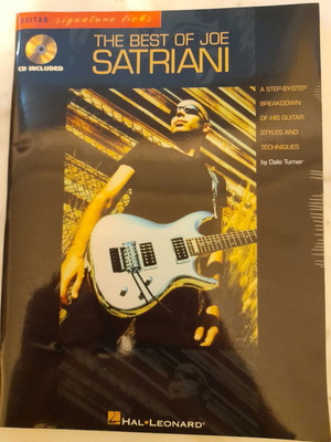 Joe Satriani Best of...signature licks book with CD like new
