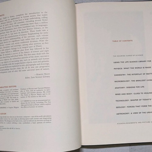 Guide to science book used, English
