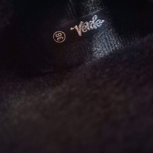 Verde tall boots size 36 like new, black