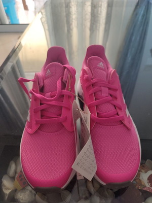 Adidas running shoes new, women's pink size 38