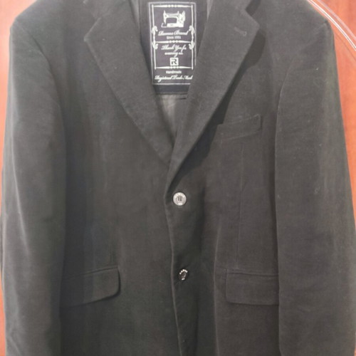 Ramax Hand Made Velvet Jacket like new, black, XL