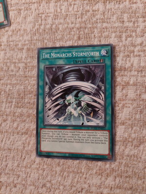 The Monarchs Stormforth Yu-Gi-Oh! card like new