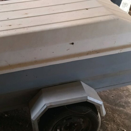 Trailer luggage box used with papers