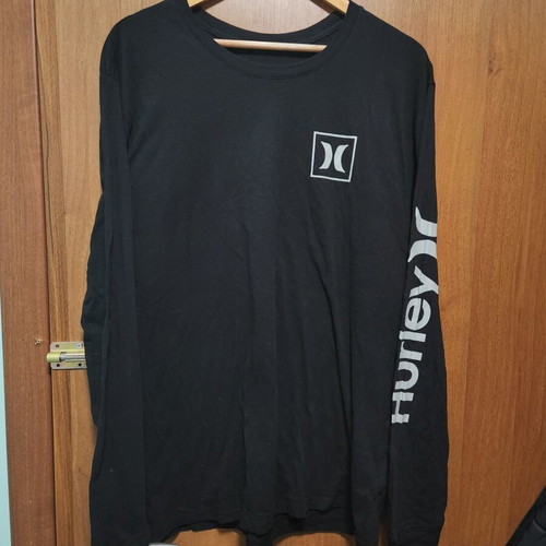 Hurley longsleeve blouse XL new, black