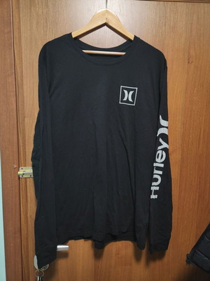 Hurley longsleeve μπλούζα XL καινούργια, μαύρη