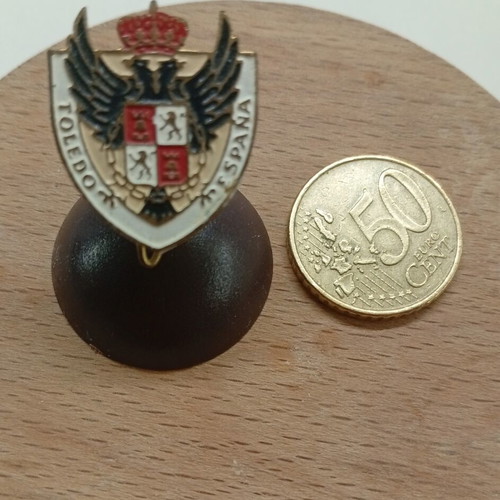 Toledo City Souvenir Emblem with Charles V Eagle like new