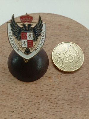 Toledo City Souvenir Emblem with Charles V Eagle like new