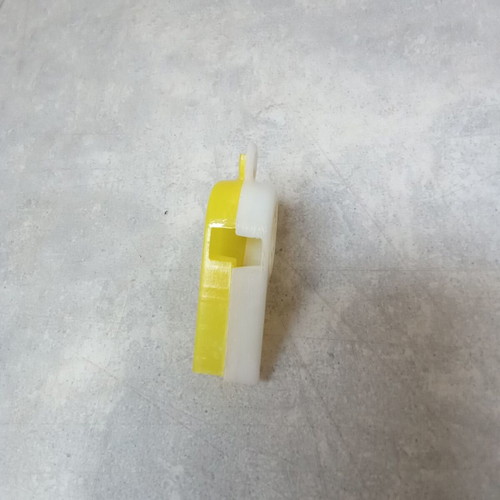 Plastic whistle collectible toy from 1970s, used
