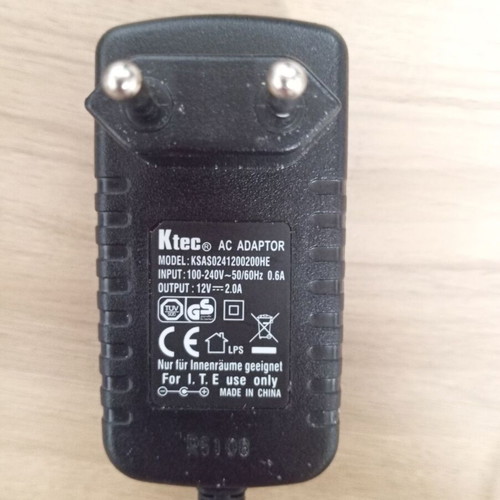 EU 2 Pin European 9V 1A AC-DC Switching Adaptor Power Supply used