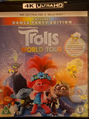 Trolls World Tour 4K Blu-ray σαν καινούργιο, χωρίς ελληνικούς υπότιτλους