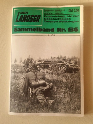 Der Landser Nr. 136 German military magazine used