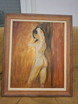 Nude painting in like new condition 61x51 cm